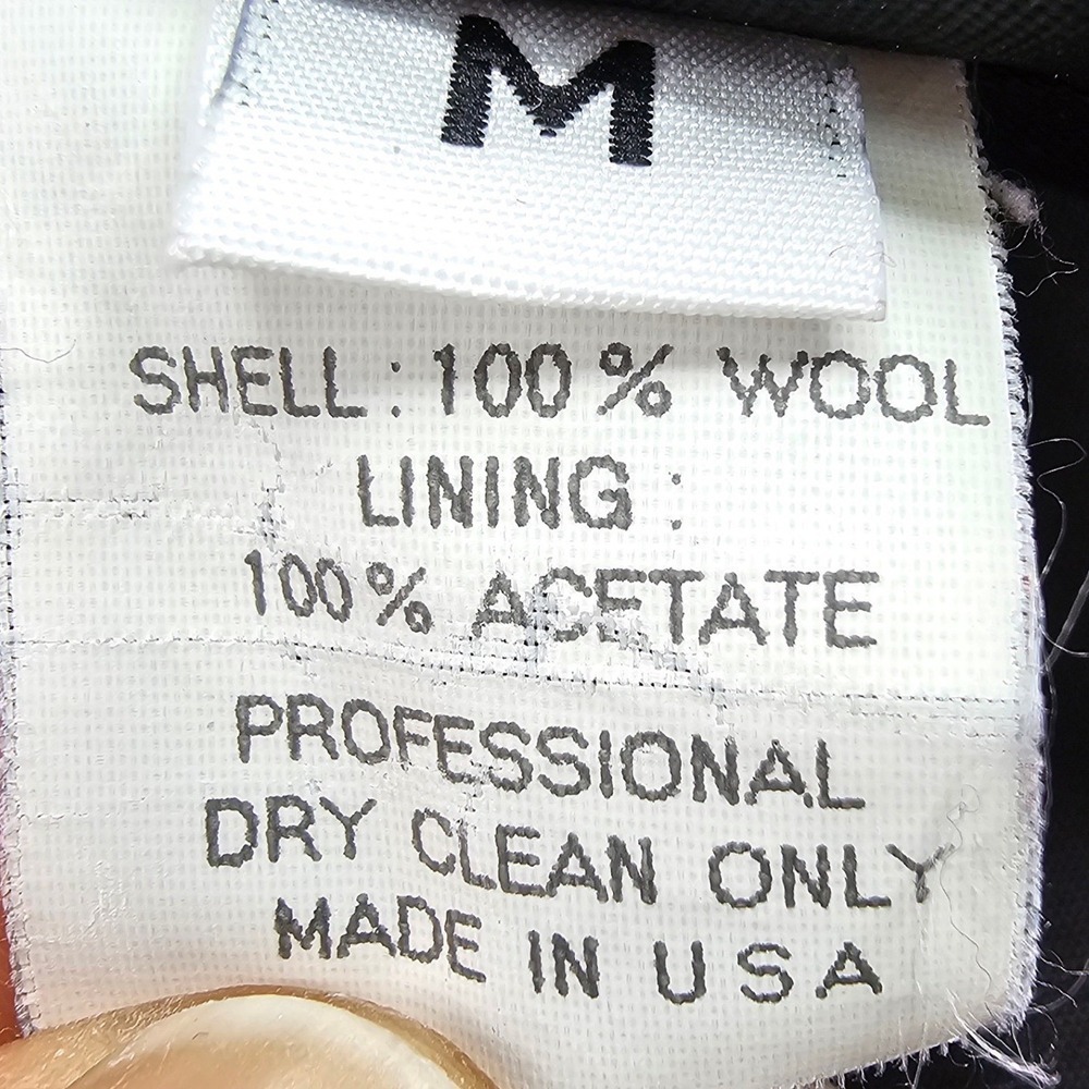 Marvin Richards Wool Hooded Coat Women' Medium Gray Long Sleeve Button Front USA - Picture 8 of 11